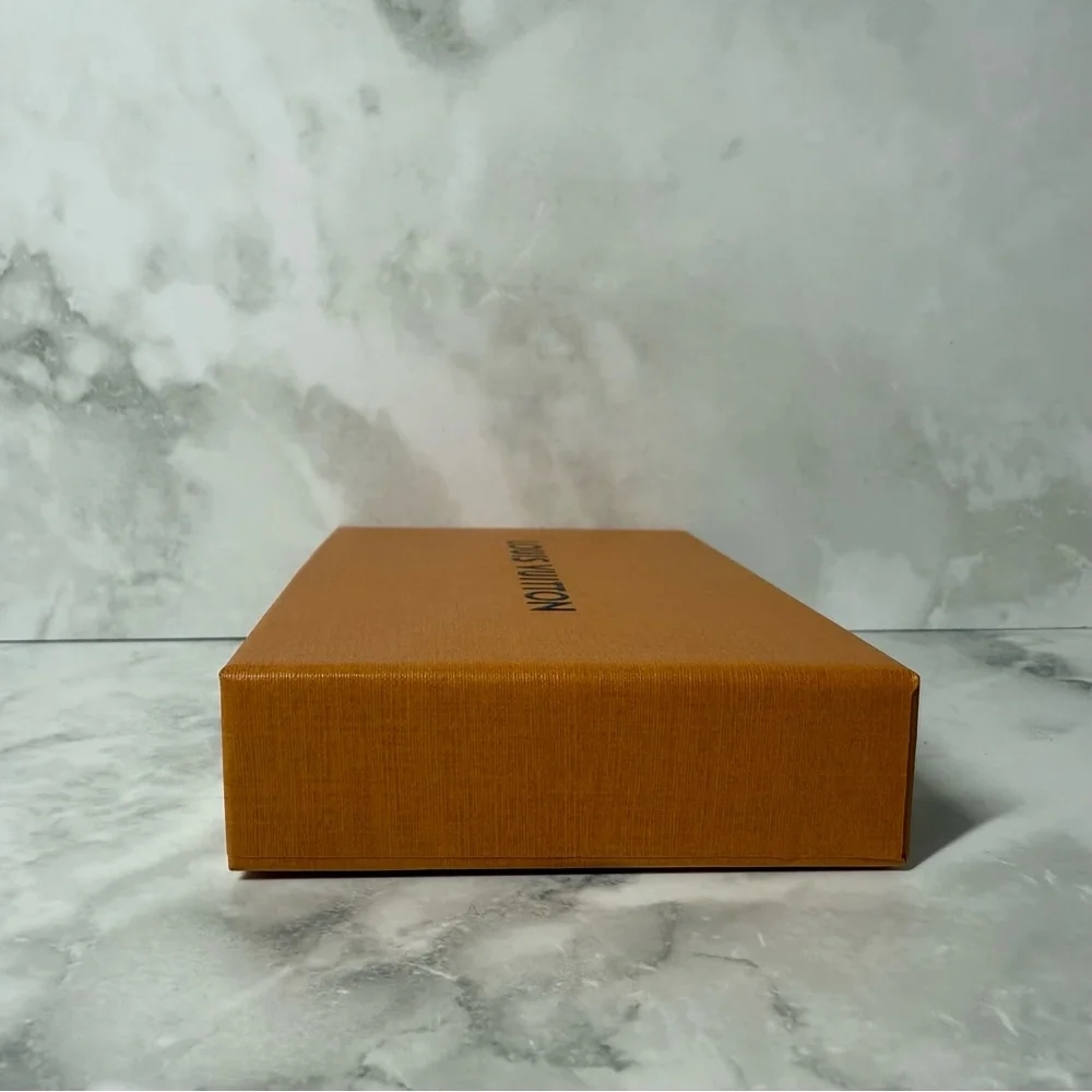 Louis Vuitton | Small Storage Box w/ Ribbon | Orange | 1.1
